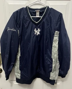 Vintage New York Yankees MLB Baseball Damen Pullover Windbreaker - L - Bild 1 von 13