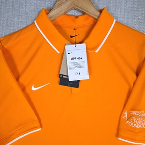 NIKE x BO JACKSON New Mens Size XL Dri-Fit Polo Shirt Orange Wicking Golf Casual - Picture 1 of 17