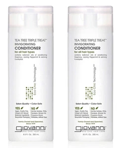 Giovanni Tea Tree Triple Treat Invigorating Conditioner 8.5 fl oz Liq - 2 Pack - Picture 1 of 3