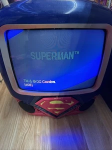 Vintage Superman TV - DVD PLAYER WORKS SOMETIMES - Picture 1 of 8