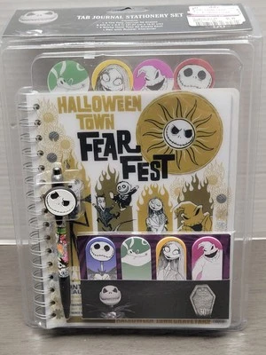 The Nightmare Before Christmas 4 Tab FEAR FEST内衬日记笔记本Oogie Boog — 第 1/4 张图片