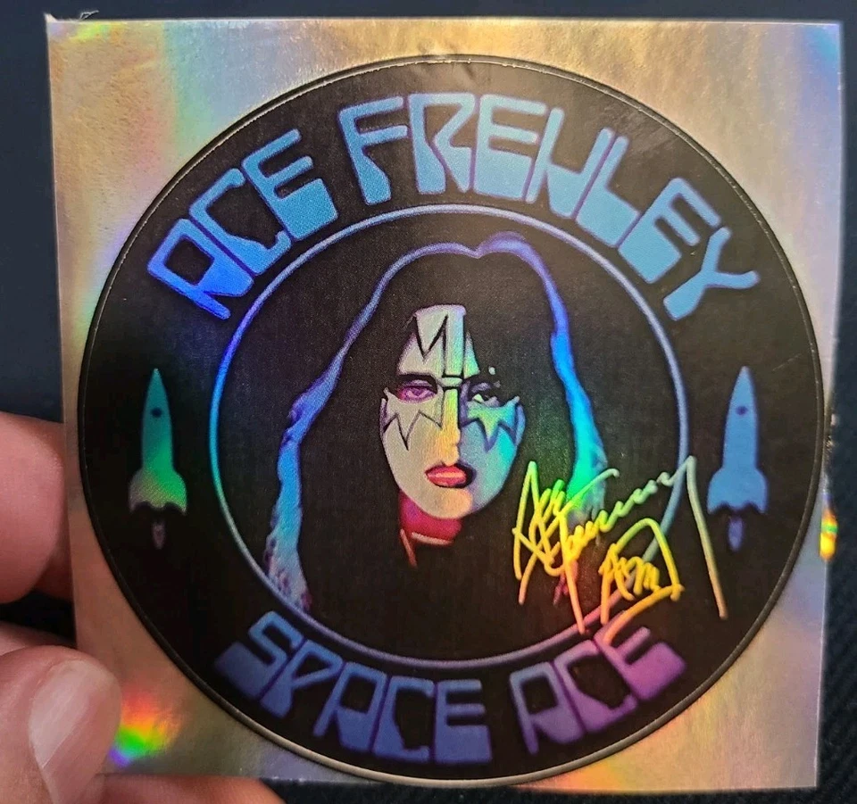 Pegatina Space Ace Kiss Ace Frehley Guitarrista Logo Novedad Reflectante 3 Pulgadas   Foto 1 de 1