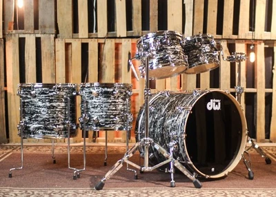 Juego de batería de vidrio DW Collector's 333 Black Oyster - 22,10,12,14,16 - SO#1420562 Foto 1 de 4