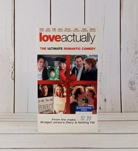 Love Actually VHS Tape 2003 Classic Christmas Romantic Comedy Liam Neeson - Foto 1 di 11