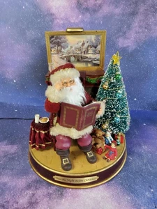 Bradford Thomas Kinkade Santa Tabletop Figurine Twas The Night Before Christmas - Picture 1 of 6