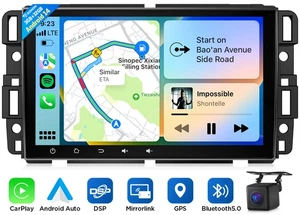 Android 14 Car Stereo Radio CarPlay GPS For Chevy Silverado 1500 3500 GMC Sierra - Picture 1 of 23