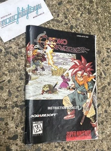 Super Nintendo Chrono Trigger *Game Manual Only* (SNES) Rare Vtg Booklet - Picture 1 of 8