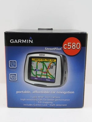 Garmin StreetPilot C580 Personal Navigator GPS Street Pilot complete and tested - Image 1 of 4