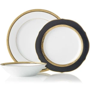 Noritake - Regent Gold 12pc Fine China Dinner Set - Picture 1 of 5