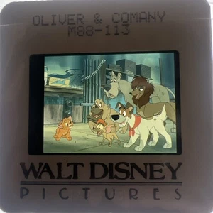 Oliver & Company Pressemappe 4 Promo Folien 1998 Billy Joel Animationsfilm Disney - Bild 1 von 5
