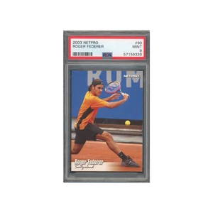 Netpro Tennis Base #90 2003: Roger Federer Base PSA 9 - Imagen 1 de 2