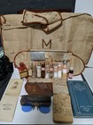 Antique Medical Doctor Bag Kit Apothecary Bottles Vials