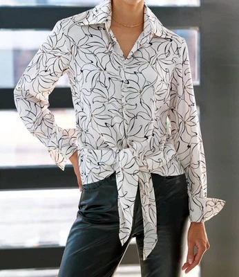 Top Lindy Finley Dancing Lilies Talla L Foto 1 de 3