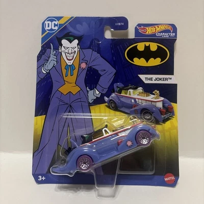 Hot Wheels Character Cars DC Batman THE JOKER   Collectors Collection - Image 1 of 3