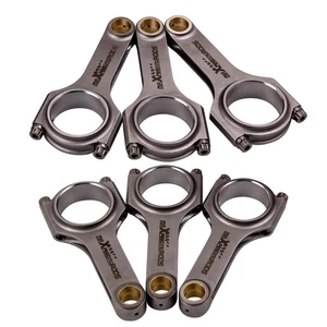 6x Connecting Rods for BMW M3 E36 E46 S50 S50B32 European model ARP Bolt 5.4724" - Foto 1 di 18