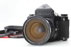 Cámara fotográfica a nivel de ojos con capucha [Exc+5] Pentax 6x7 67 SMC T 55 mm f/3,5 lente JAPÓN - Imagen 1 de 13