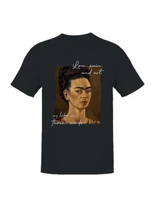 Camiseta para hombre Frida Kahlo Expresión de Tormento Interior y Belleza - Imagen 1 de 15