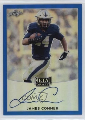 2017 Leaf Metal Draft Blue /50 James Conner #BA-JC1 Rookie Auto RC - Image 1 of 2