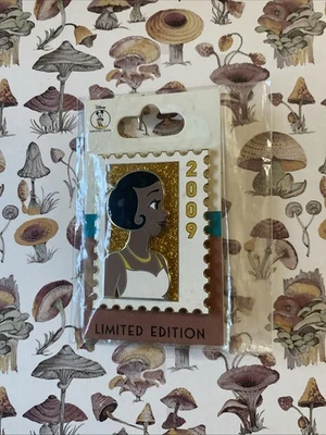 Prendedor de estampillas postales de princesa Disney D23 DEC TIANA LE 250 Día Internacional de la Mujer Foto 1 de 3