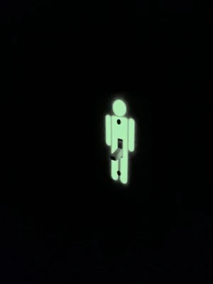 Placa de cobertura interruptor de luz impertinente Glow In The Dark Manhood - Imagem 1 de 4