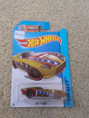 Nuevo en caja 🏁 2015 Hot Wheels Fast Felion HW City 🔥 Treasure Hunt 🔥 69/250 ¡Sin abrir! Foto 1 de 2