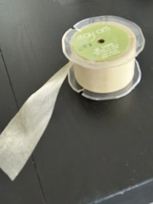 MAY ARTS Ribbon Sheer Gold 2” 100% Nylon   10 Yards - Image 1 of 4