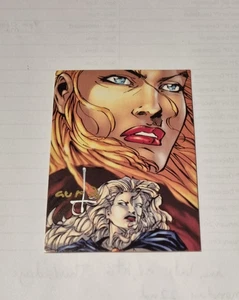 2001 Lady Death Medieval Witchblade Top Cow A4 Autograph Curtis Arnold 386/500 - Picture 1 of 2