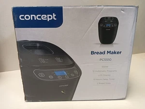 CONCEPT Hausgeräte pc5510 Brotbackautomat für Brot,12 Programme, 550 W, 1 Kg Sch - Bild 1 von 3