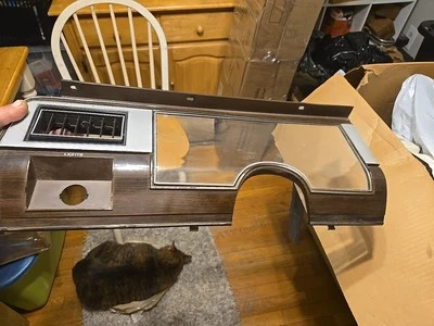 1979-1991 Mercury Grand Marquis instrument cluster Gauge Bezel Oem.woodgrain - Image 1 of 4