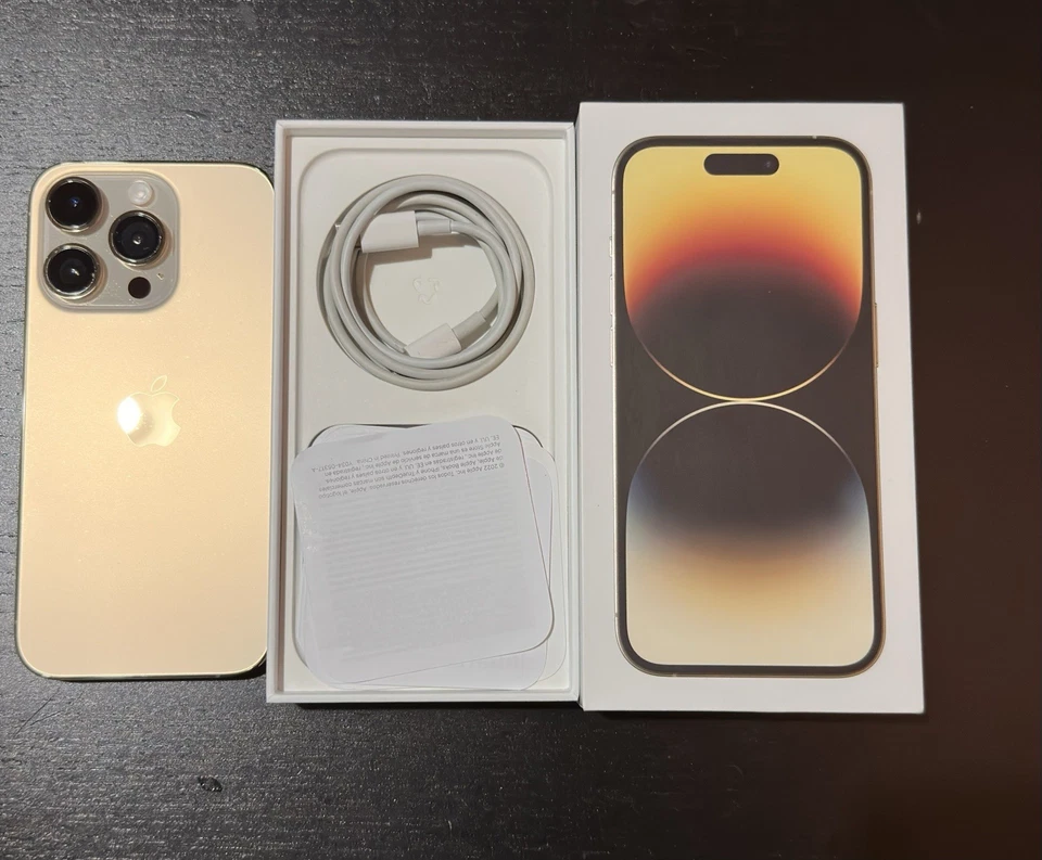  iphone 14 pro 256gb ORO - Batteria 100% - COME NUOVO - Nessun graffio  - Immagine 1 di 4