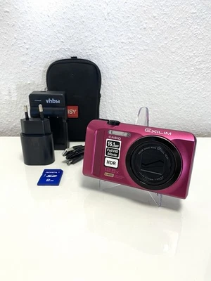 Casio Exilim EX-ZR200 Pink / Kompakte Digitalkamera / 16.1 MP / Schöner Zustand✅ - Bild 1 von 4