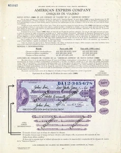 American Express Co. - Musterscheck/Scheck - Probenbestände & Anleihen - Bild 1 von 1