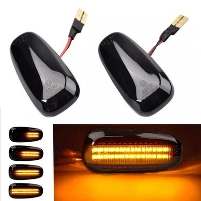 2 frecce laterali a LED nere sinistra + destra per Opel Zafira A Astra G - Immagine 1 di 4