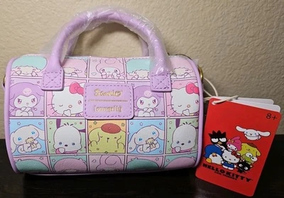 *BRAND NEW* Sanrio Loungefly Hello Kitty & Friends Crossbody Barrel Bag Purse - Image 1 of 4