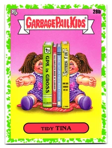 Tidy Tina GPK 2022 Mülleimer Kinder Buchstützen Parodie - Exact Card Shown Green - Bild 1 von 2