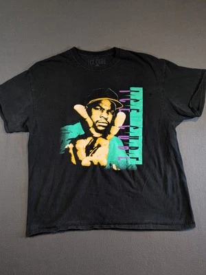 Camiseta Ice Cube Para Hombre XL Negra Signo de la Paz Retro Años 90 Gangsta Rap Música  Foto 1 de 4