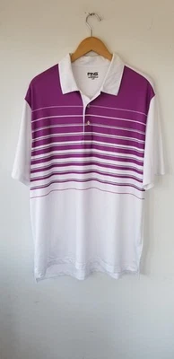 Camisa Ping Para Hombre Grande Rendimiento Golf Polo Botón Delantero 128193 Foto 1 de 4