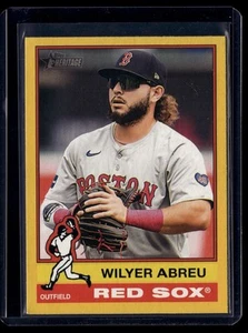 Wilyer Abreu 2025 Topps Heritage Yellow Border Parallel #89 - Boston Red Sox - Picture 1 of 2