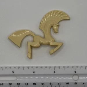 Vintage MCM NOSCO Creme Kunststoff Aufzucht PFERD/Hengst Figur - Bild 1 von 3