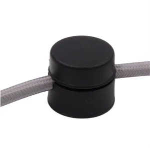 Deckenverteilernippel Distanz-Aufhänger Deckenpin Affenschaukel Ø30x25mm Schwarz - Bild 1 von 4