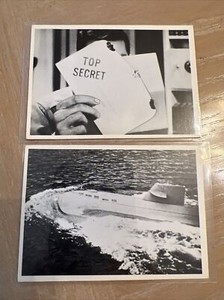 1964 Donruss Voyage to the Bottom of the Sea Putting to Sea #25 & #27 Top Secret