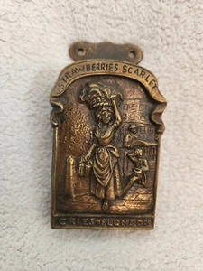 Brass London Door Knocker - Strawberry Lane - Picture 1 of 6
