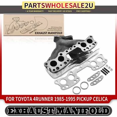 Colector de escape con junta para camioneta Toyota 4Runner 85-95 Celica 1985 2,4 L 3,0 L Foto 1 de 4