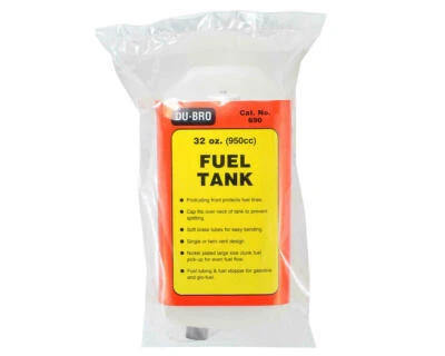 Dubro 32-Ounce 32 oz RC Remote Control Airplane Nitro / Gas Fuel Tank DUB690 - Image 1 of 3