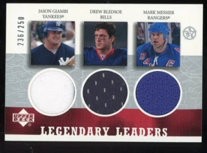 Messier Bledsoe Giambi 2003 Upper Deck Legendary Leaders Patch Relic #D /250 - Bild 1 von 2