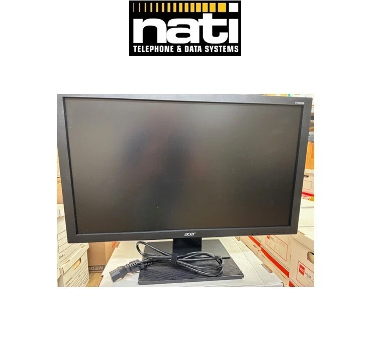 Acer V246HQL 24-Inch Widescreen LCD Computer Monitor W/STAND and power cord - Image 1 of 1