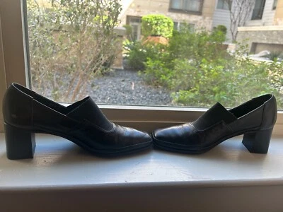 Rangoni Firenze Black Italian Leather Shoes – Size 6.5B – Made in Italy - Image 1 of 4