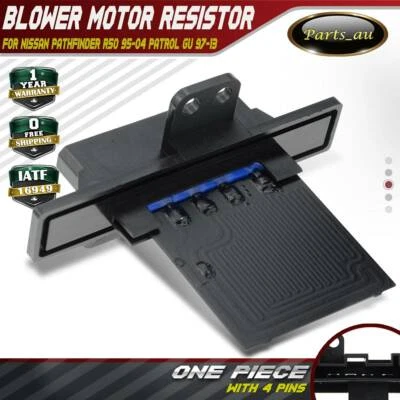 Blower Motor Heater Fan Resistor for Nissan Pathfinder R50 95-04 Patrol GU 97-13 - image 1 of 4