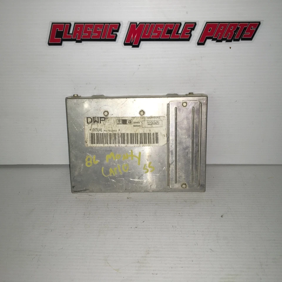 Ordenador de control del motor 85 86 Pontiac 6000 ECM ECU 1226865 2 Foto 1 de 2