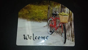 Bicycle Welcome Sign- red bike - Picture 1 of 1